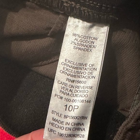 NWT Democracy "Ab"solution® Petite Corduroy Straight Leg Pants - Picture 10 of 14